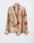 Blusa con cravatta H2O