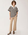 Maxi polo a righe