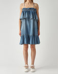 Vestito denim leggero Pinko