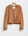 Giacchino suede TRASH AND LUXURY