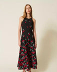 Vestito midi ciliegieTWINSET