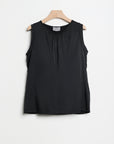 Canotta basic in viscosa satin