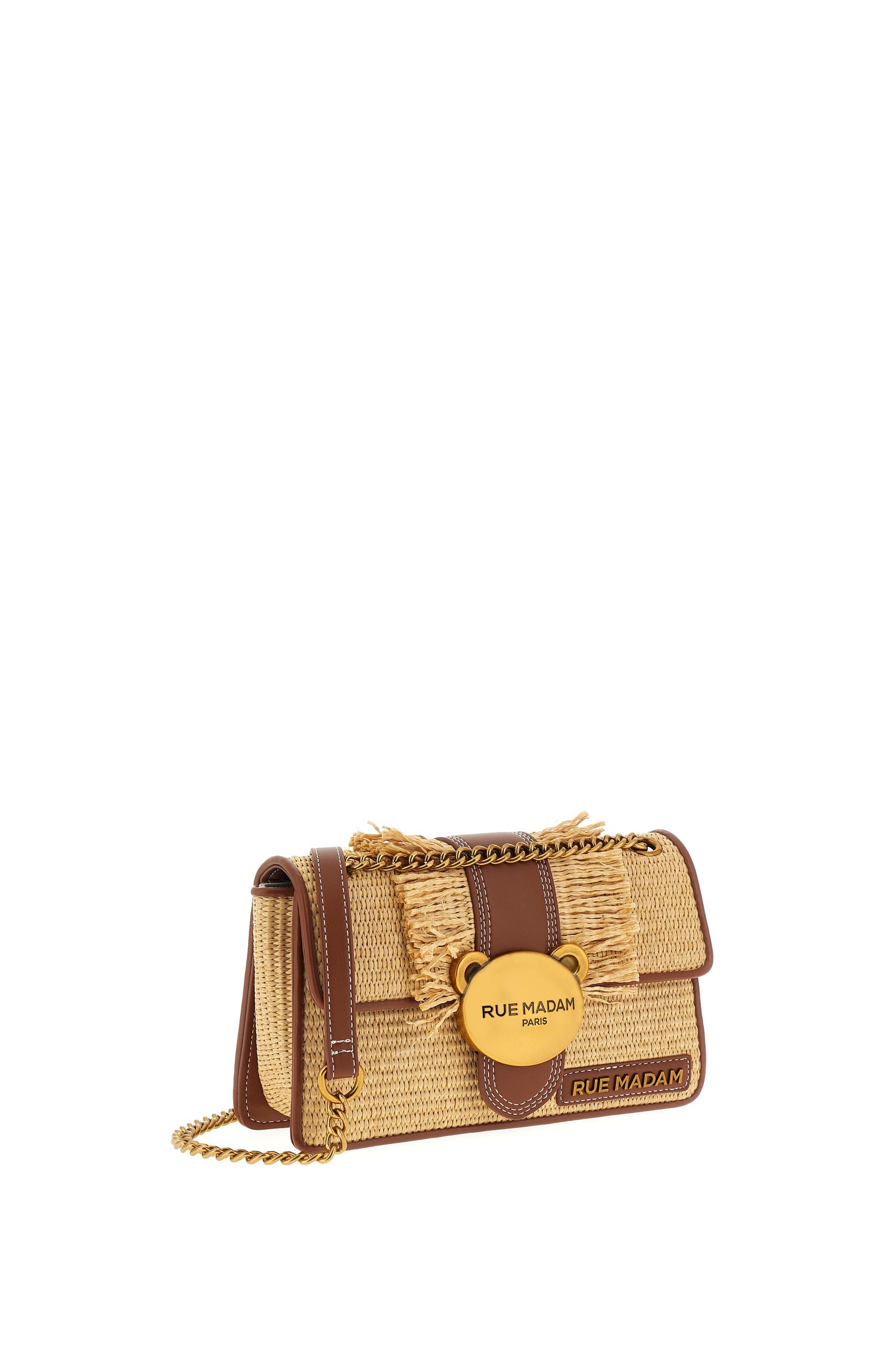 TEDDY IT-BAG STRAW FRINGES - Borse - RUE MADAM PARIS