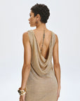 Abito maglia oro ACCESS