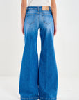 Jeans ELENA blu Vicolo gamba larga