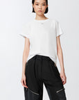 BASICO T-SHIRT PE-25 100373-A228 NR/BN - Maglieria - Pinko
