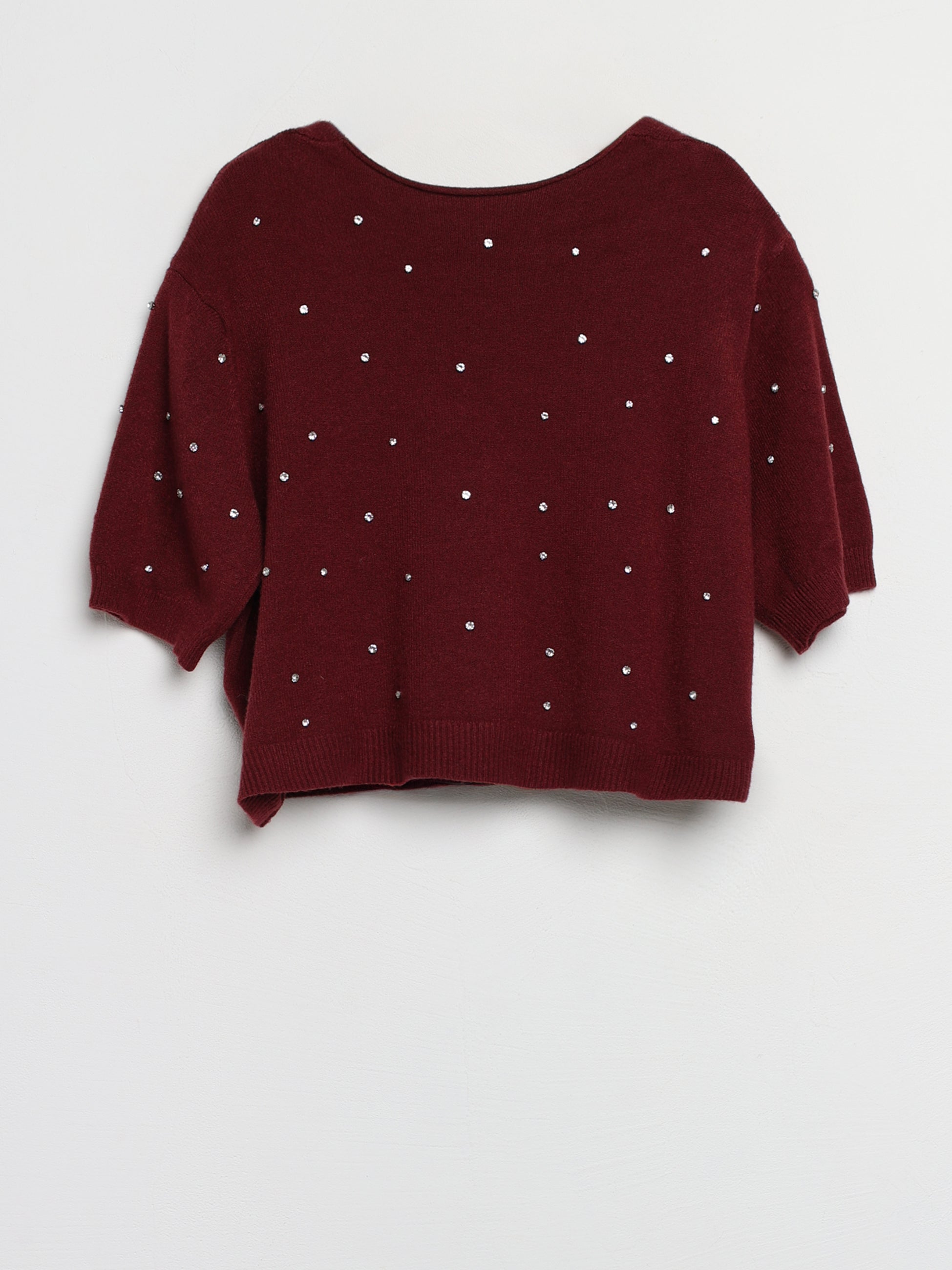 CARDIGAN STRASS MC - Maglieria - MASI