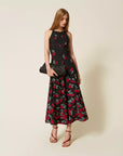 Vestito midi ciliegieTWINSET