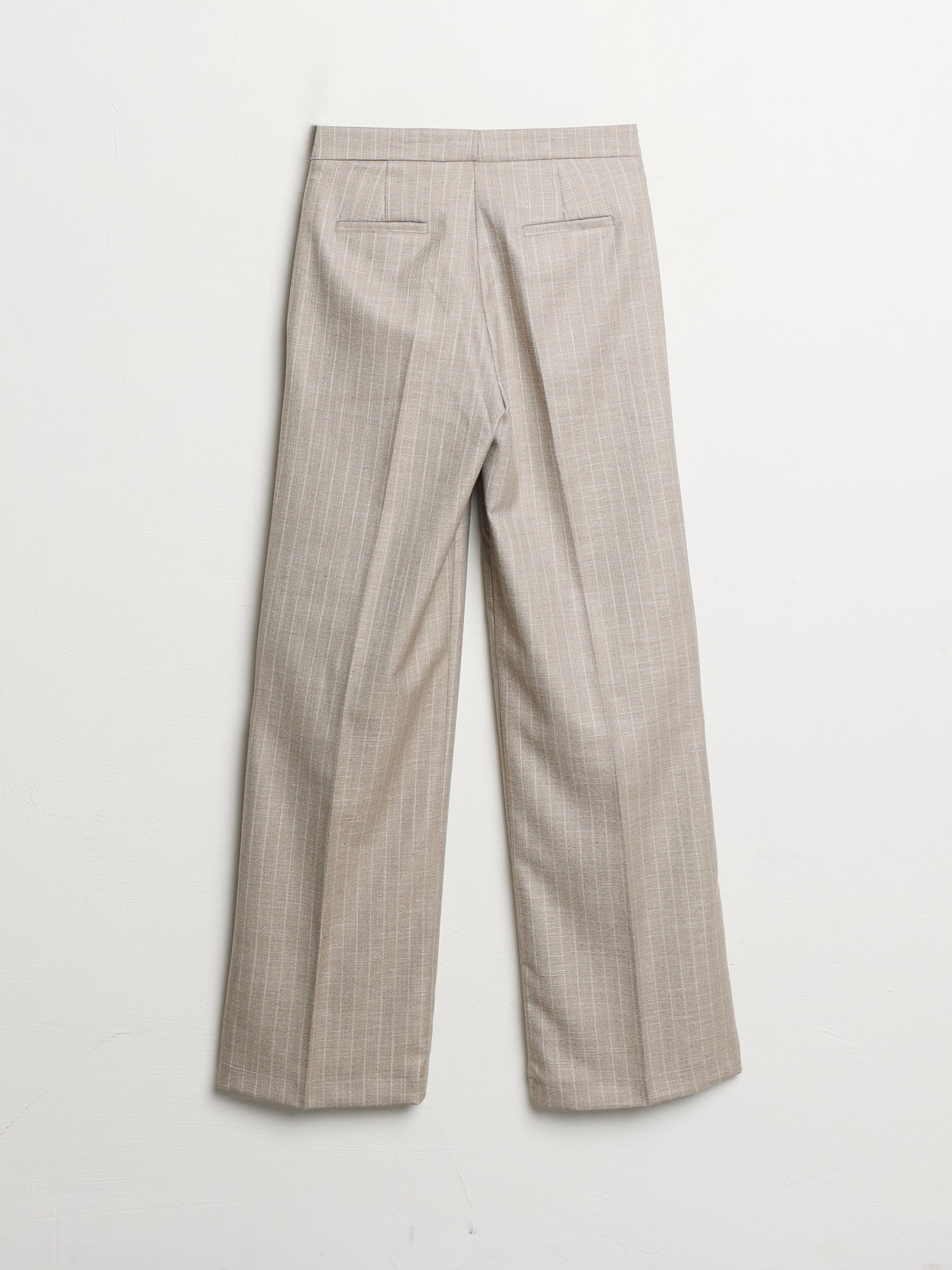 Pantalone dritto gessato