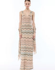 Abito tricot zigzag NENETTE