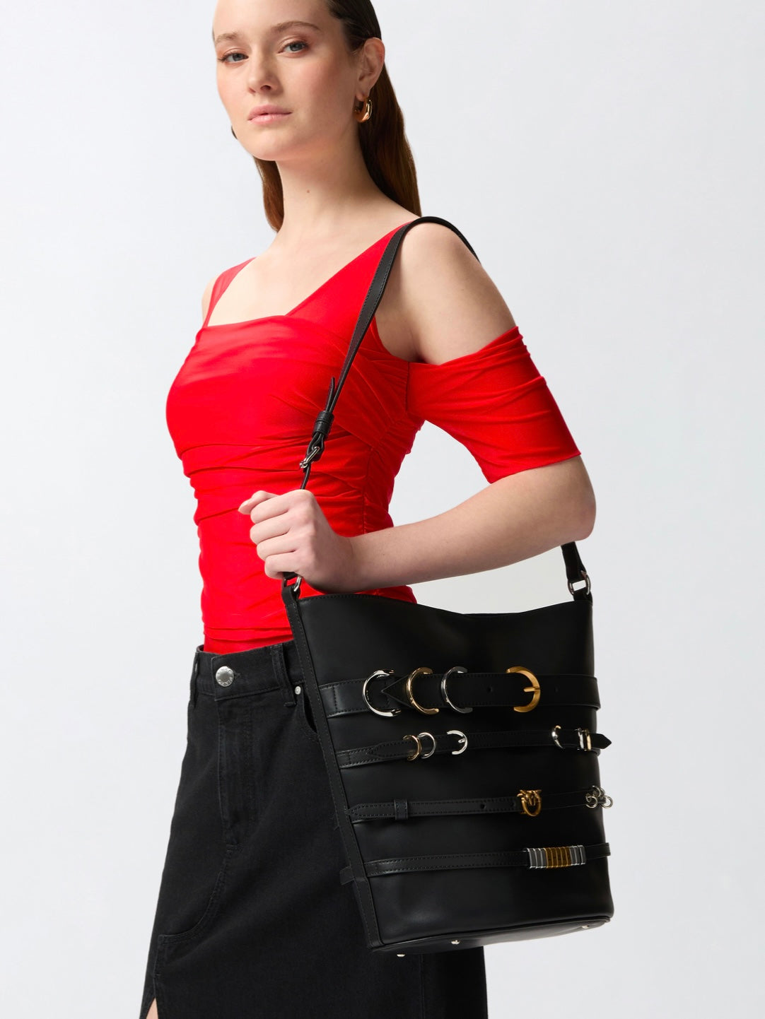 BELTS BUCKET VIT. PE-25 104366-A26K NR - Borse - Pinko