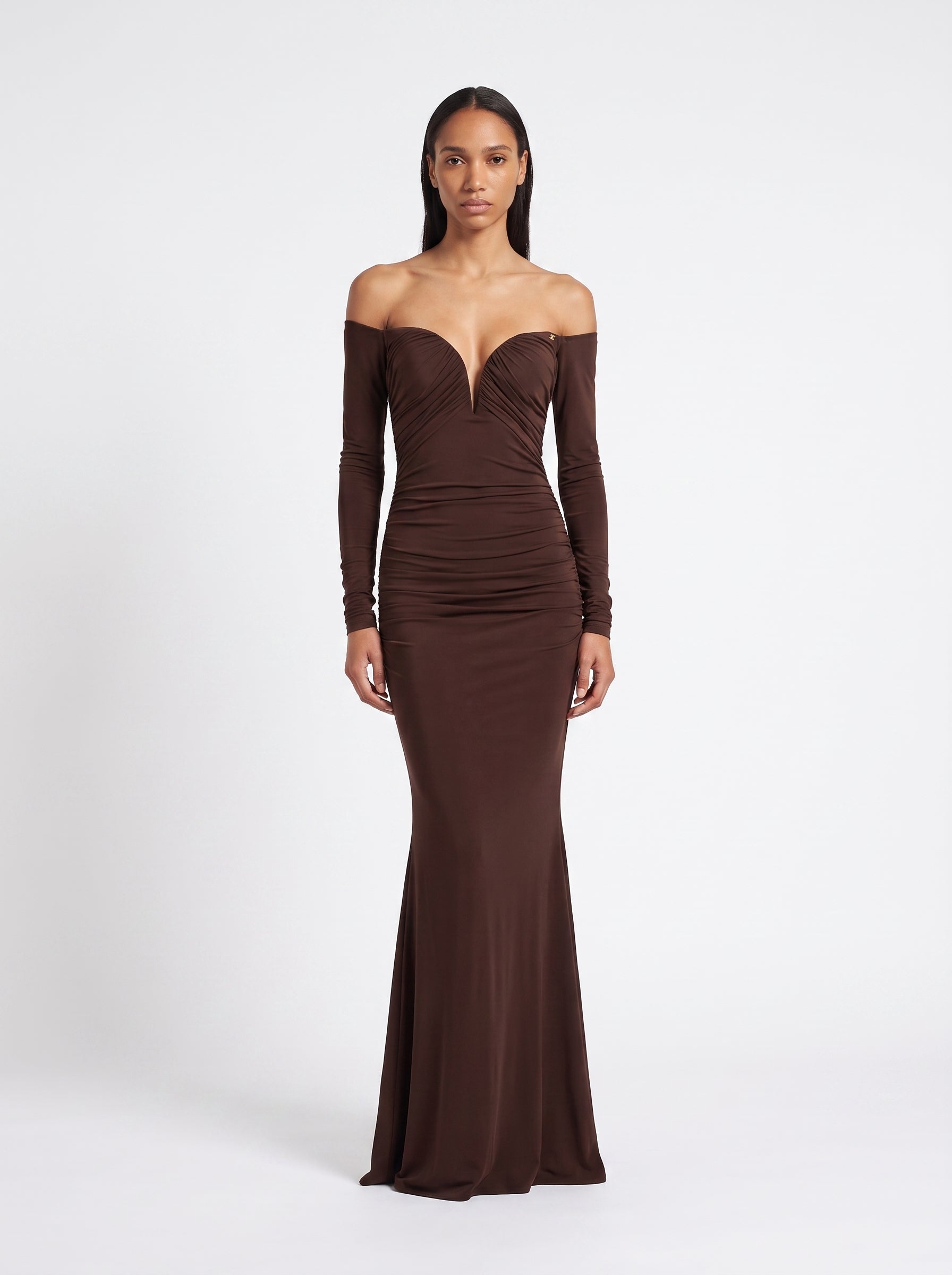 Abito jersey drappeggiato Elisabetta Franchi
