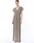 Abito tricot zigzag colonna- NENETTE