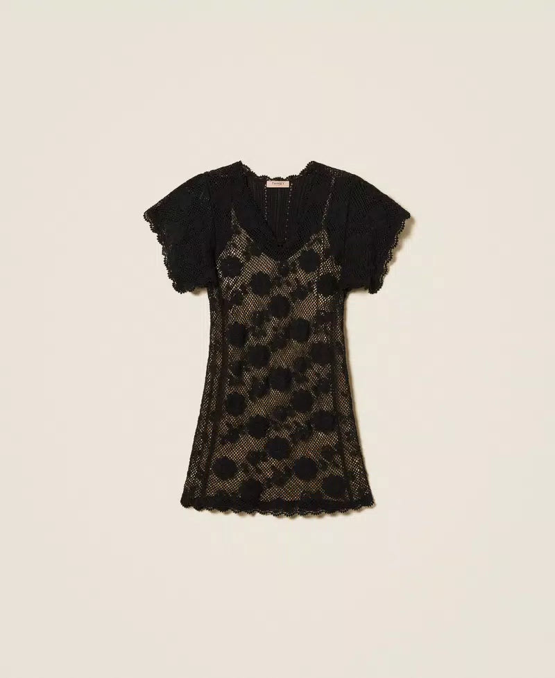 Mini abito crochet TWINSET