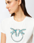 QUENTIN T-SHIRT PE-25 100535-A2GT BN - Maglieria - Pinko