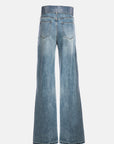 ORI GRIGIO BLU A0051BLU52A - Pantaloni - TWENTYFOUR