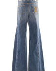 Jeans ampio anelli