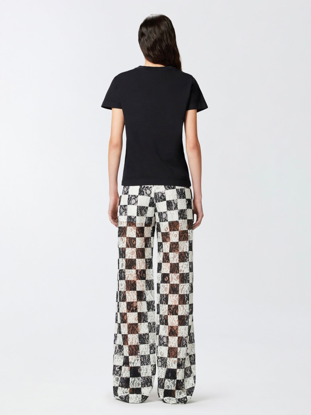 BASICO T-SHIRT PE-25 100373-A228 NR/BN - Maglieria - Pinko