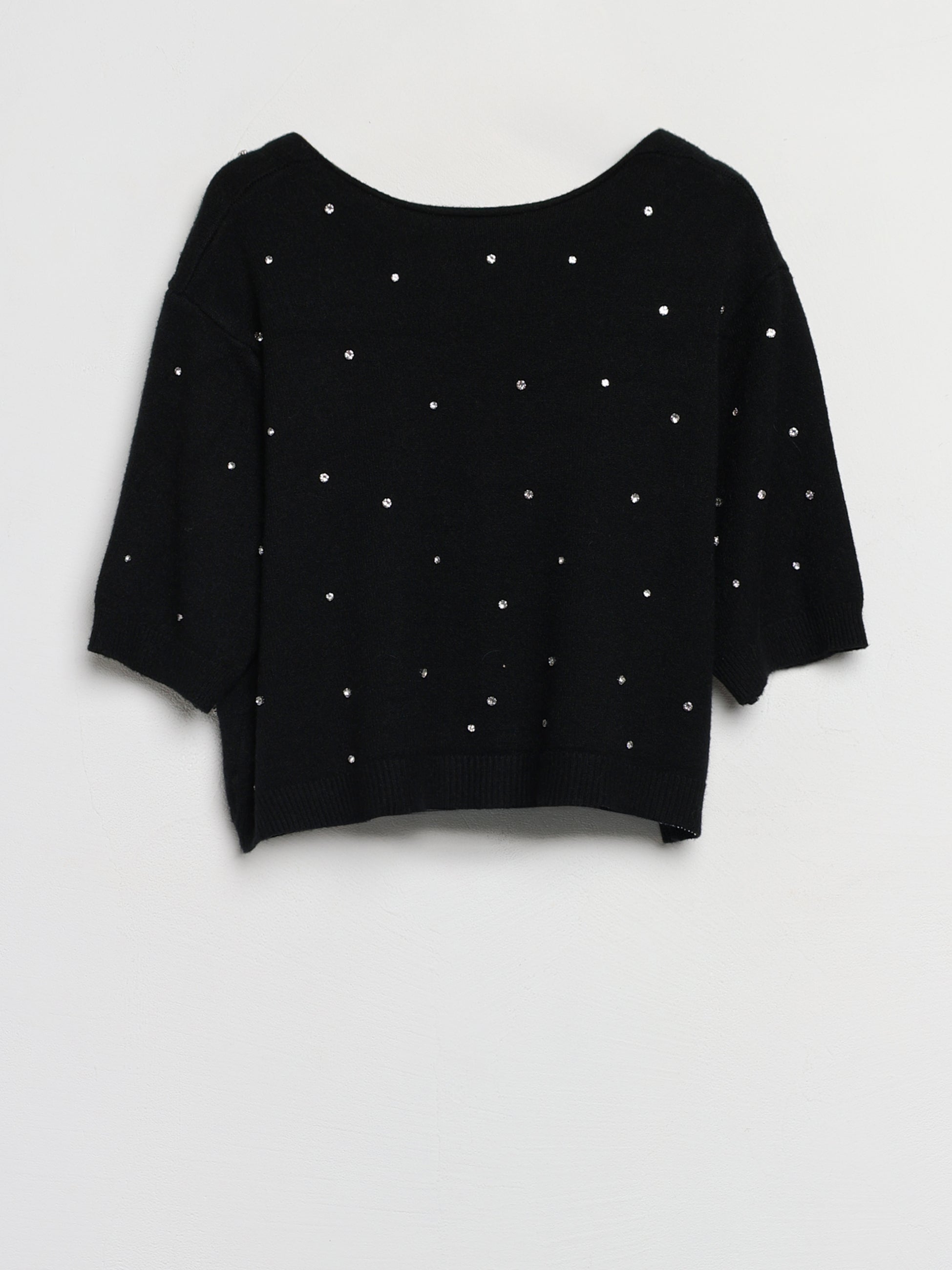 CARDIGAN STRASS MC - Maglieria - MASI