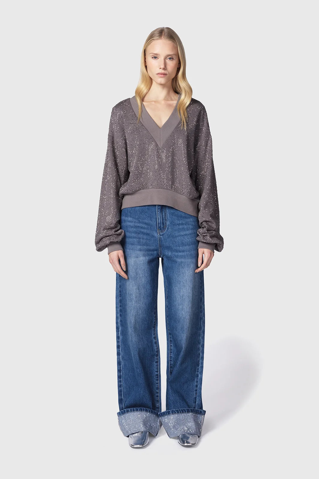 ECLISA A0313BLU62A - Pantaloni - TWENTY-FOURHAITCH