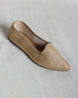 SACCH. P. PUNTA PAGLIA BEIGE - Scarpe - NAMADA