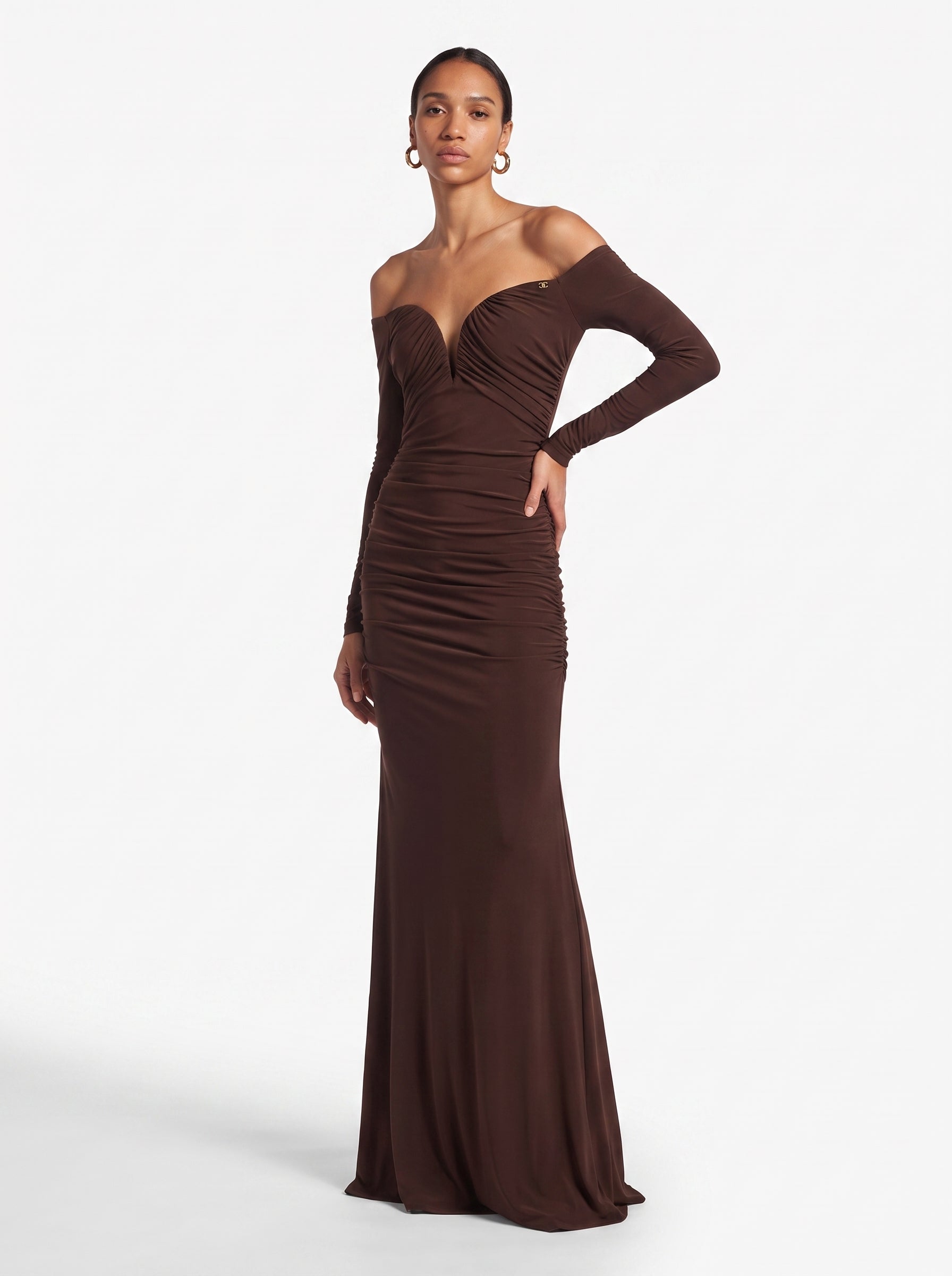 Abito jersey drappeggiato Elisabetta Franchi