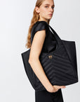 TOTE BAG PUZZLE RECYCLED PE-25 104536-A1EU  NR - Borse - Pinko