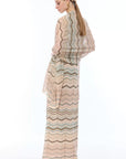 Abito tricot zigzag NENETTE